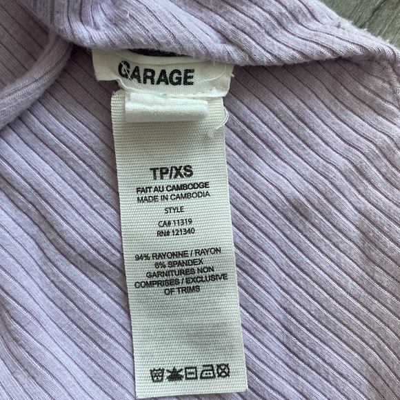 Tie up back cropped tank from Garage - Picture 3 of 3